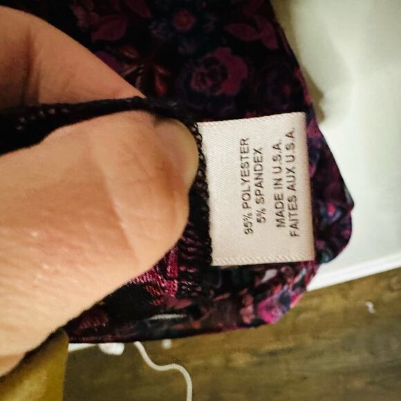 Misa Stormi Electric Ditsy Floral Mesh Sheer Midi Dress Size Extra Small - Picture 12 of 15